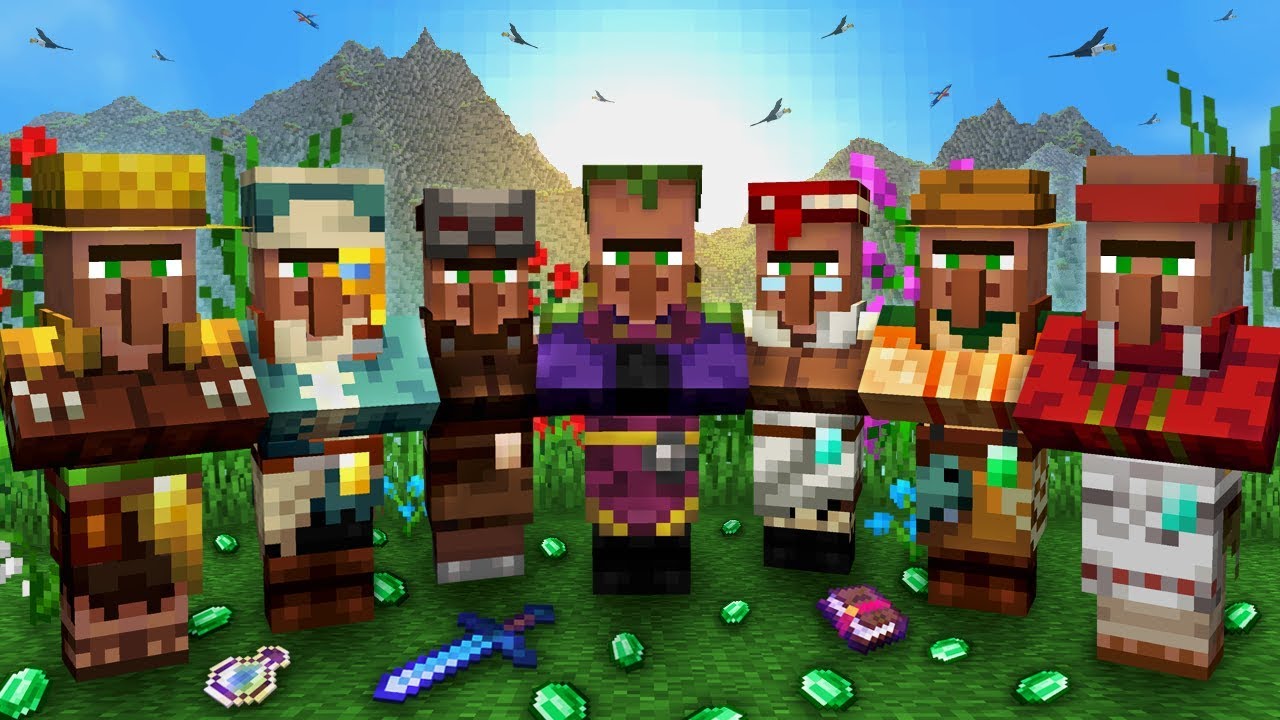 minecraft villagers and their